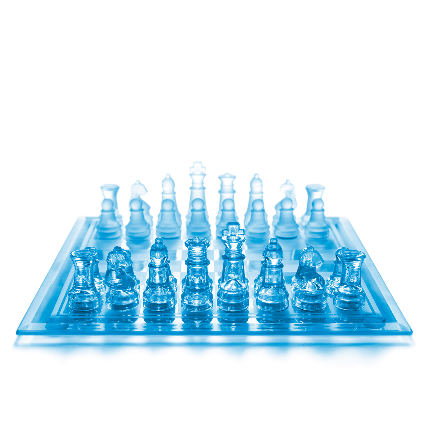 Jeux d'échecs en verre