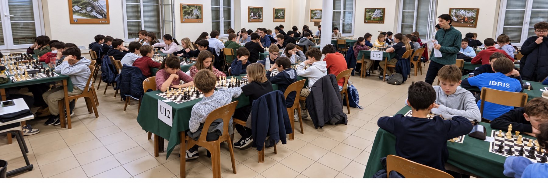 Salle du championnat départemental jeunes des Alpes-Maritimes